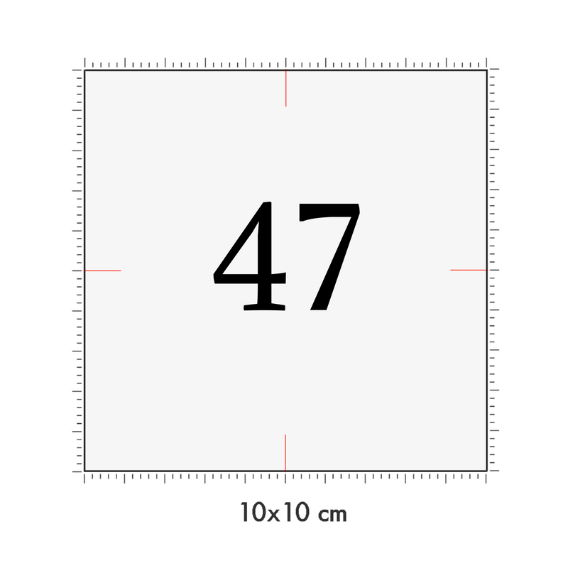 10 x 10 cm