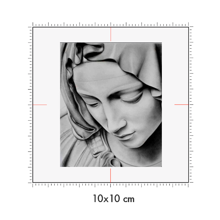 10 x 10 cm
