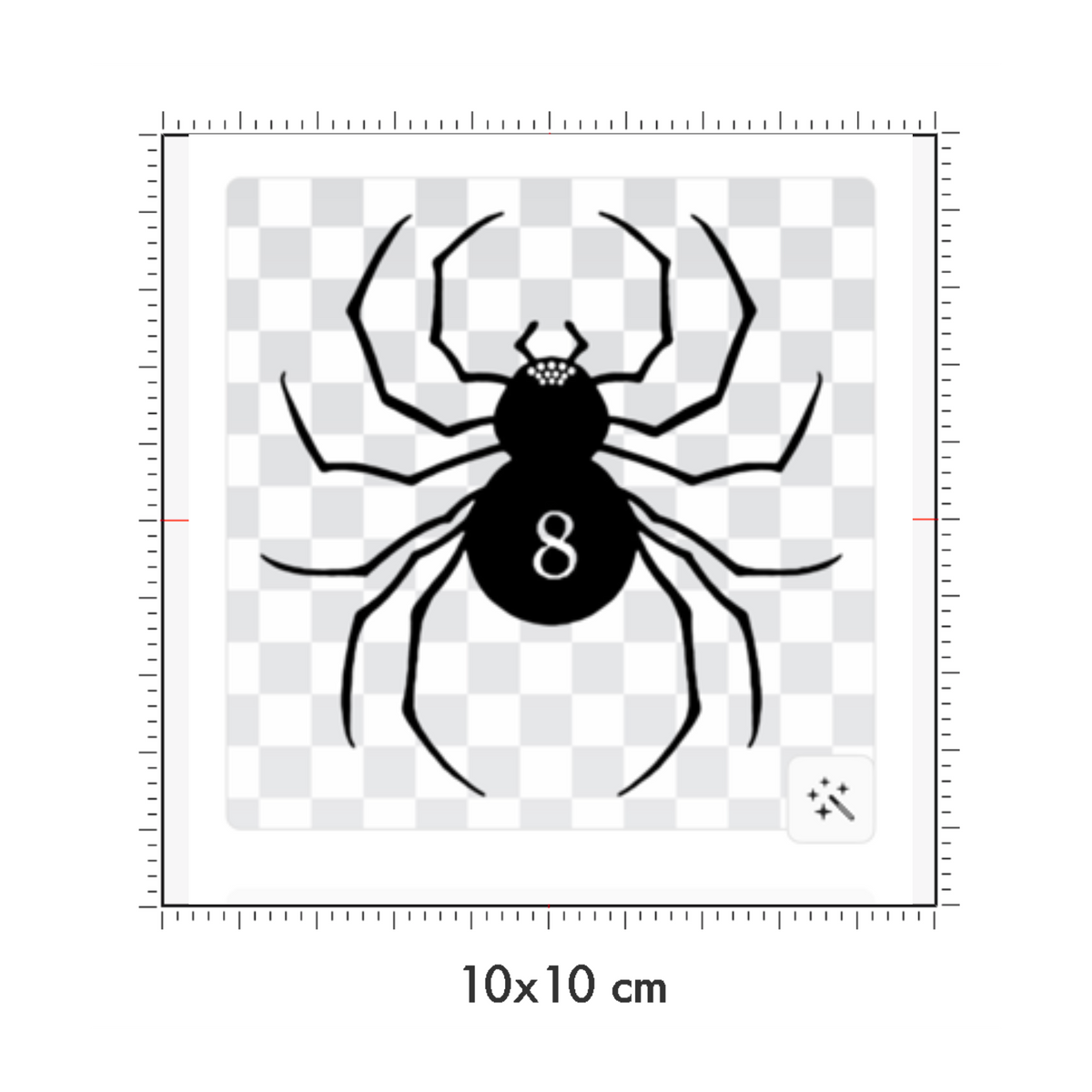 10 x 10 cm