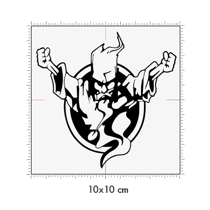 10 x 10 cm