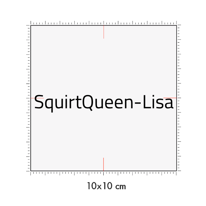 10 x 10 cm