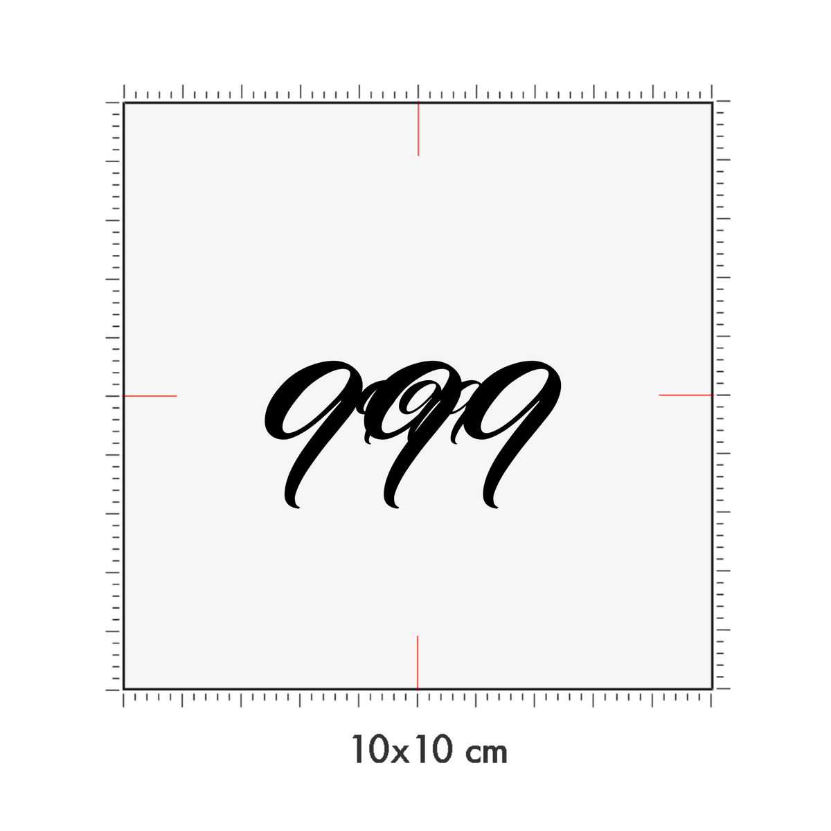 10 x 10 cm