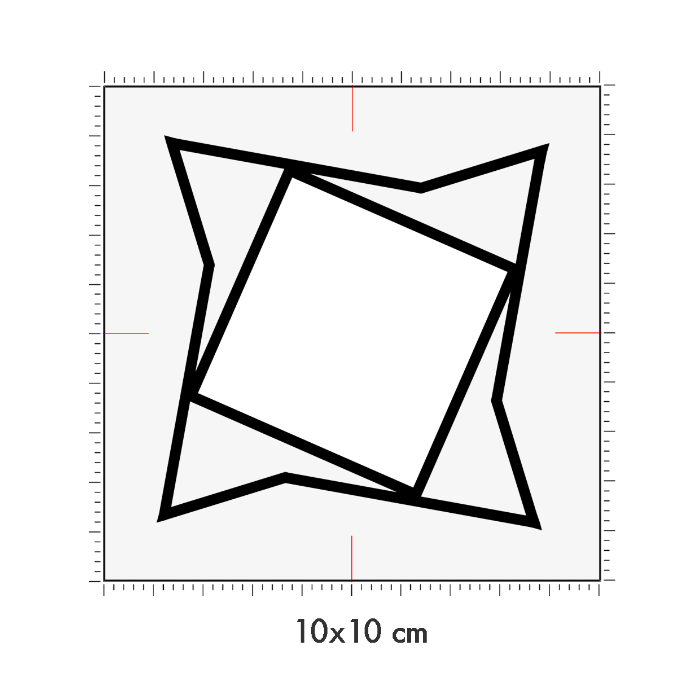 10 x 10 cm