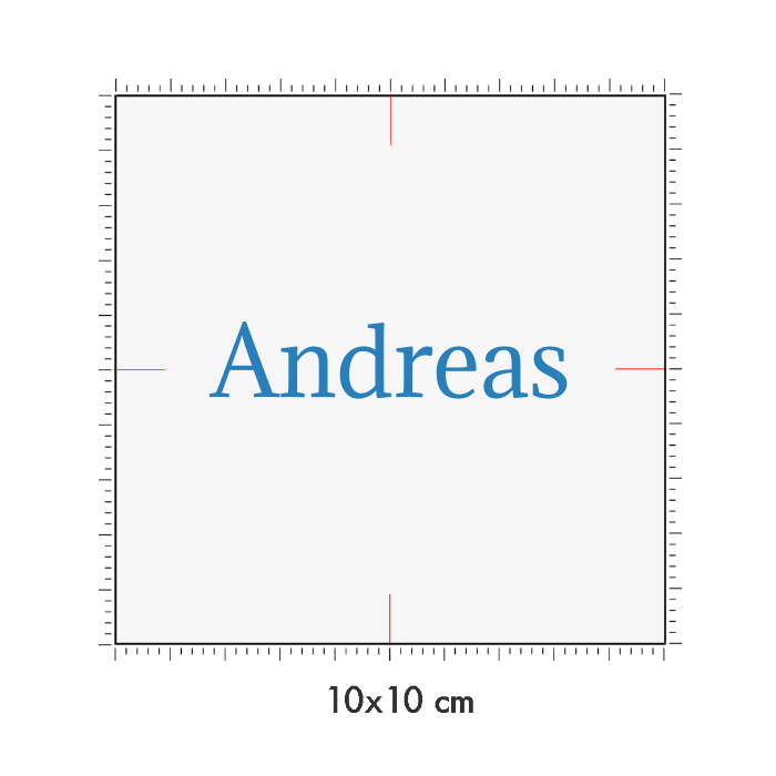 10 x 10 cm