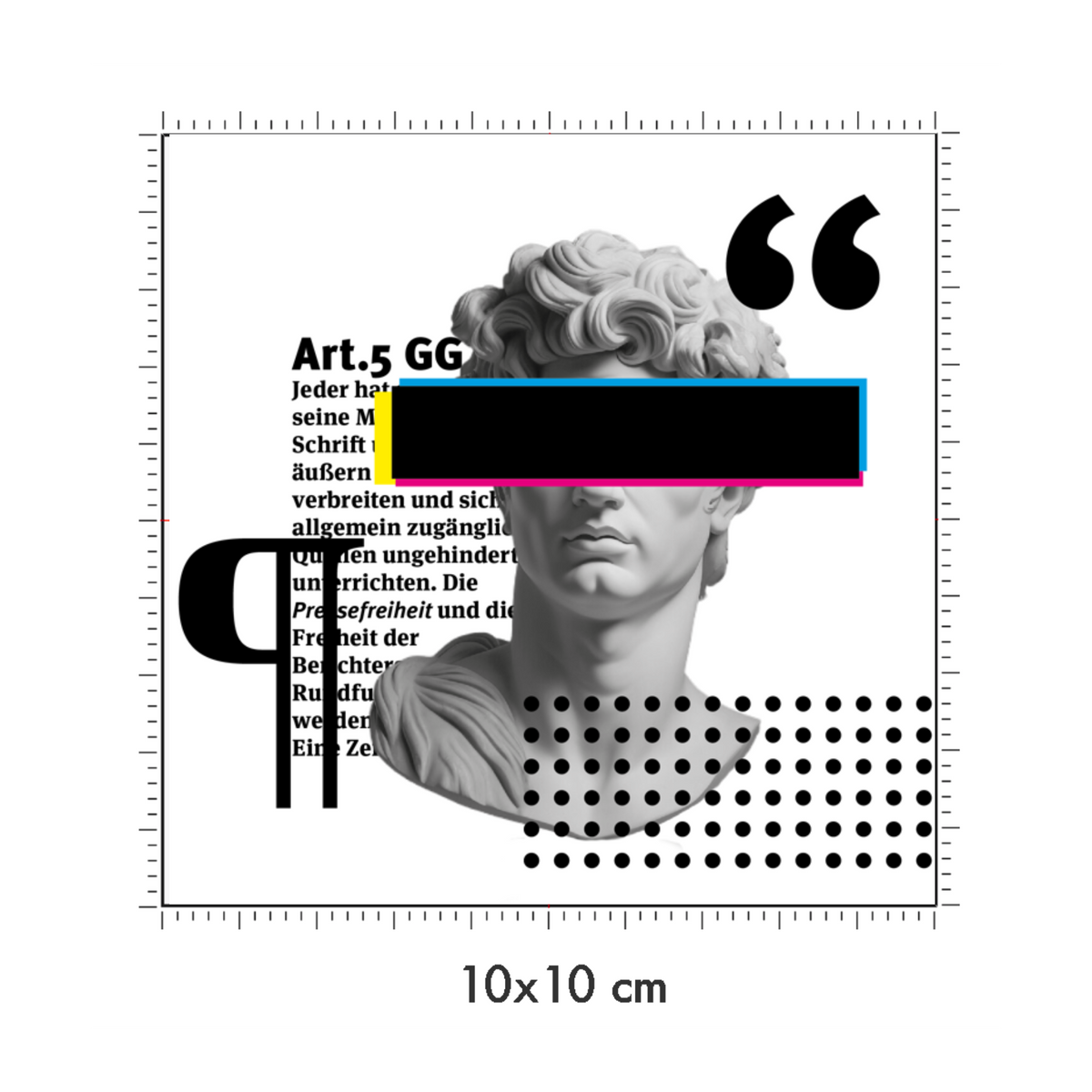 10 x 10 cm