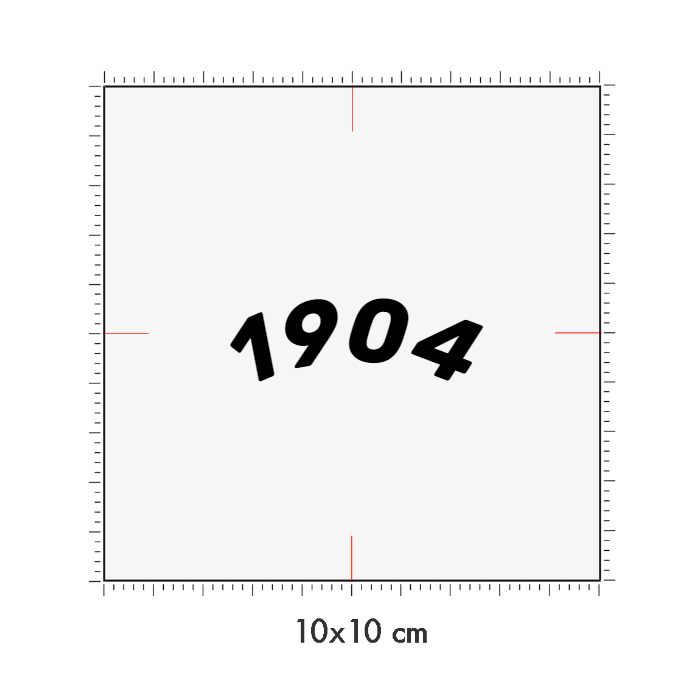 10 x 10 cm