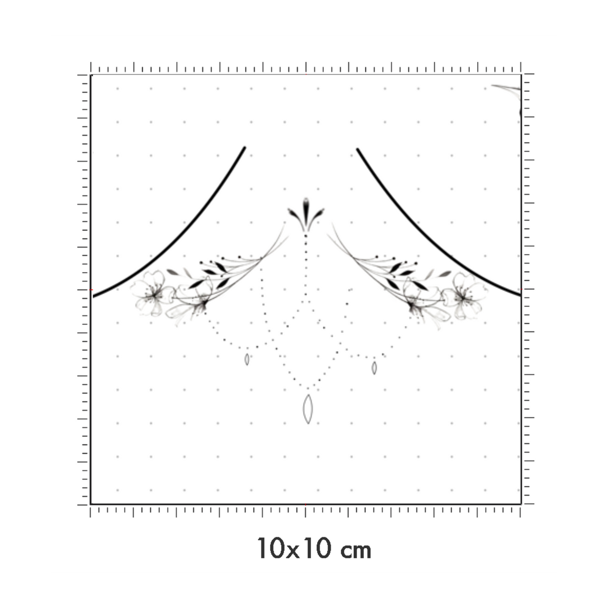 10 x 10 cm