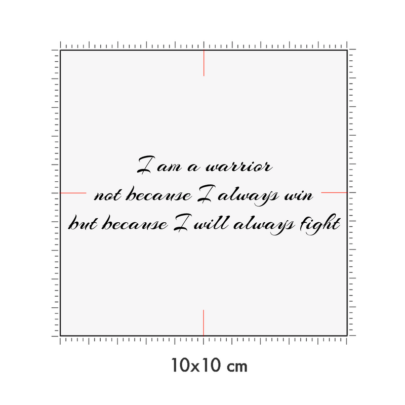 10 x 10 cm
