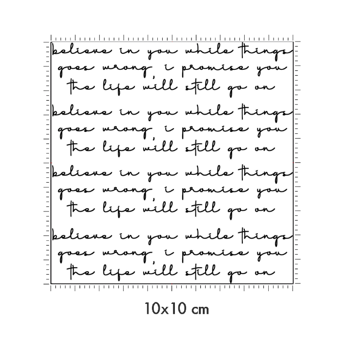 10 x 10 cm