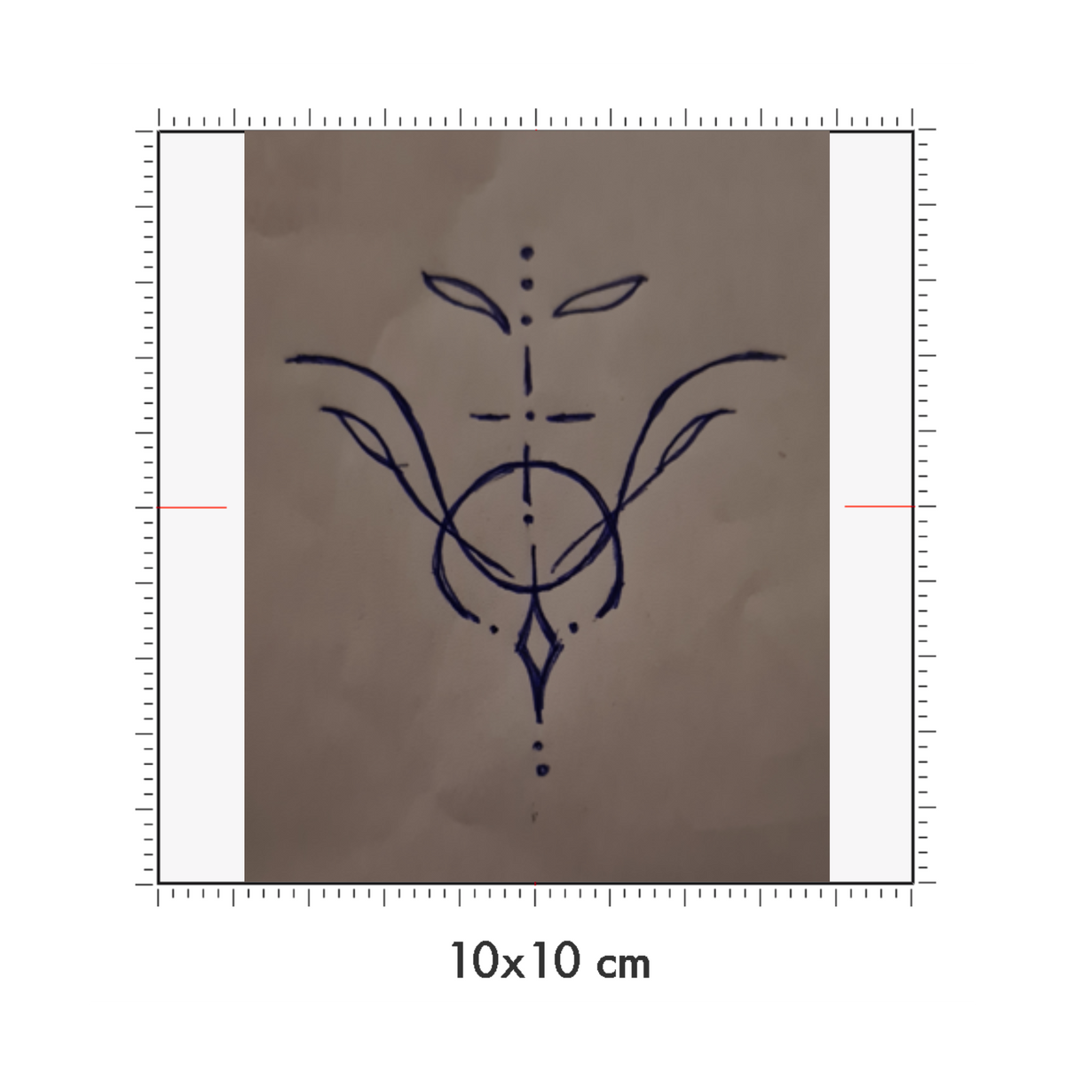 10 x 10 cm
