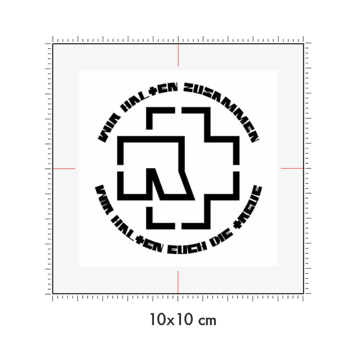 10 x 10 cm