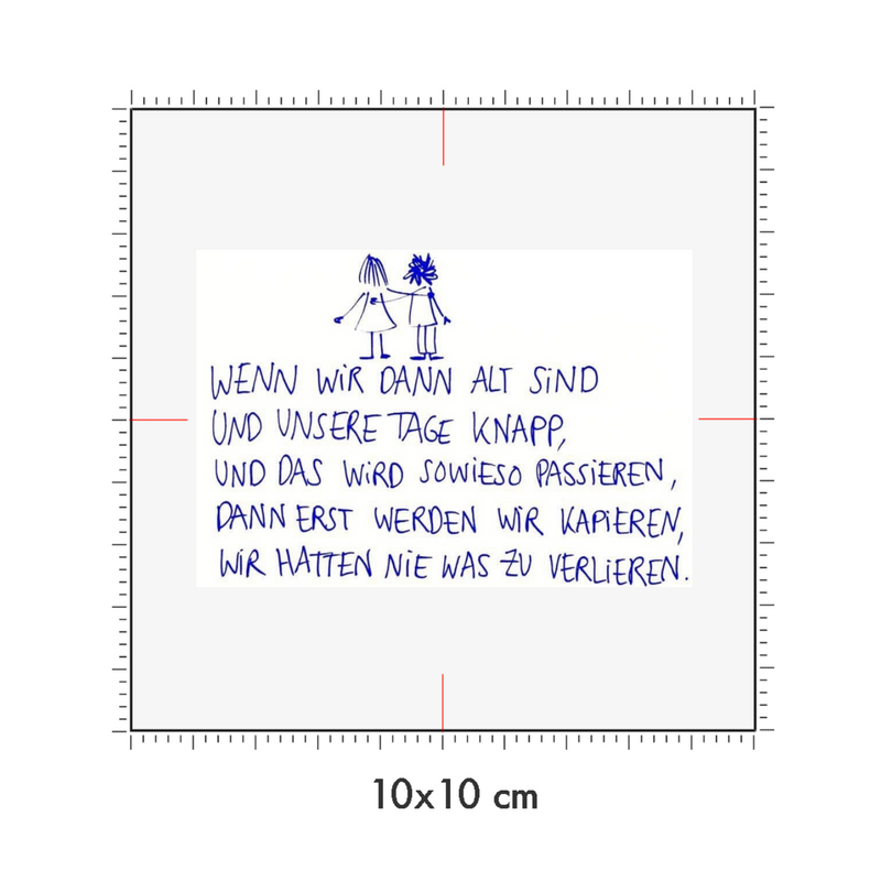10 x 10 cm