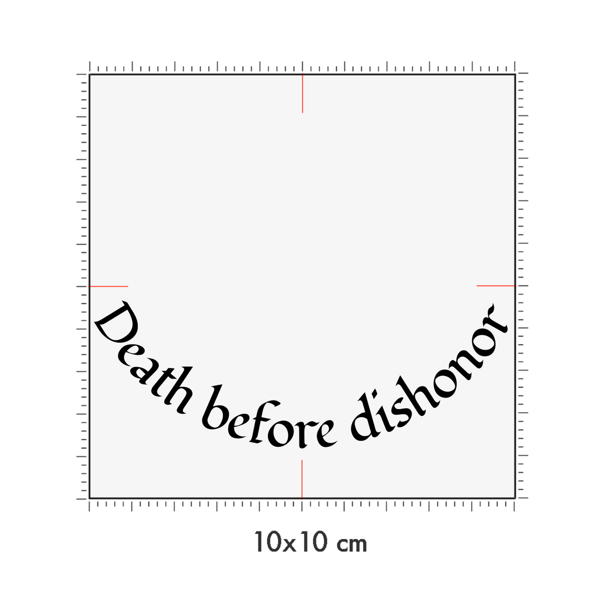 10 x 10 cm