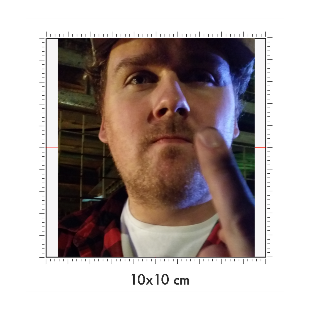10 x 10 cm