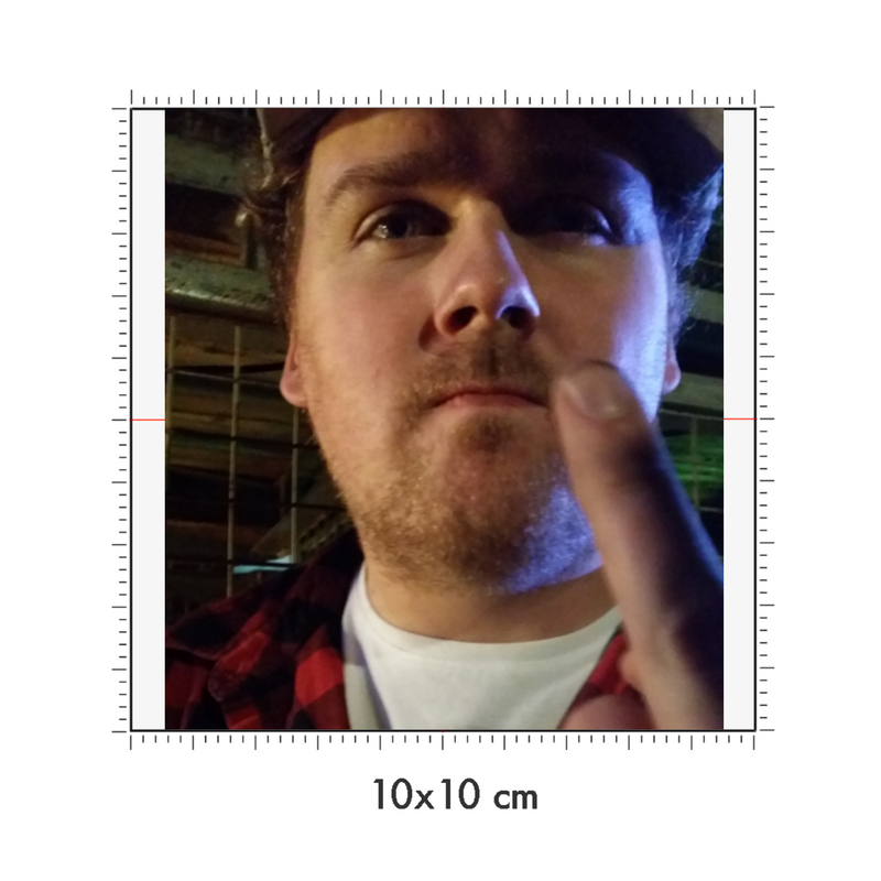 10 x 10 cm