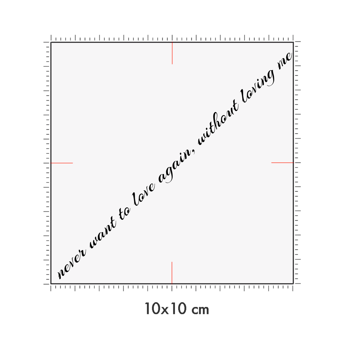 10 x 10 cm