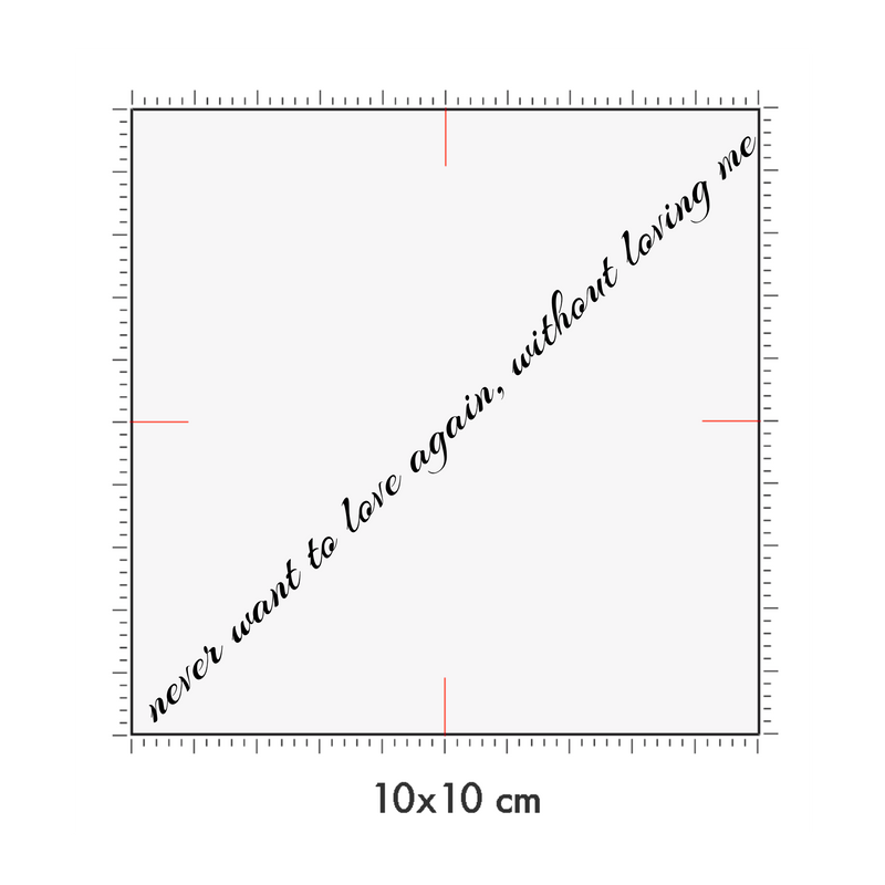10 x 10 cm