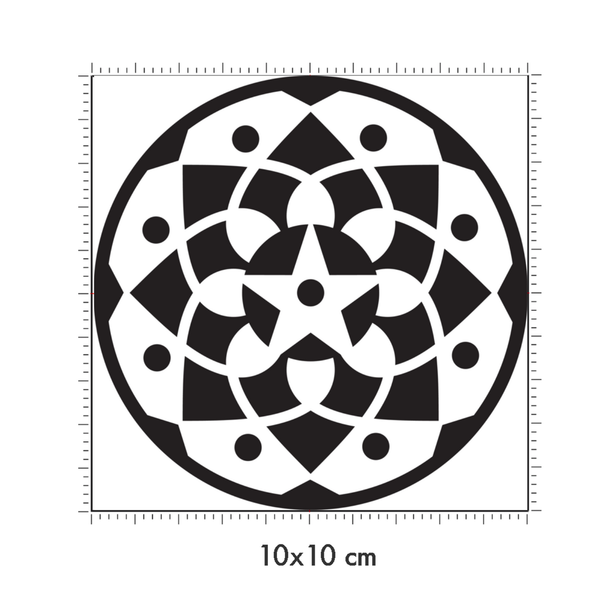 10 x 10 cm