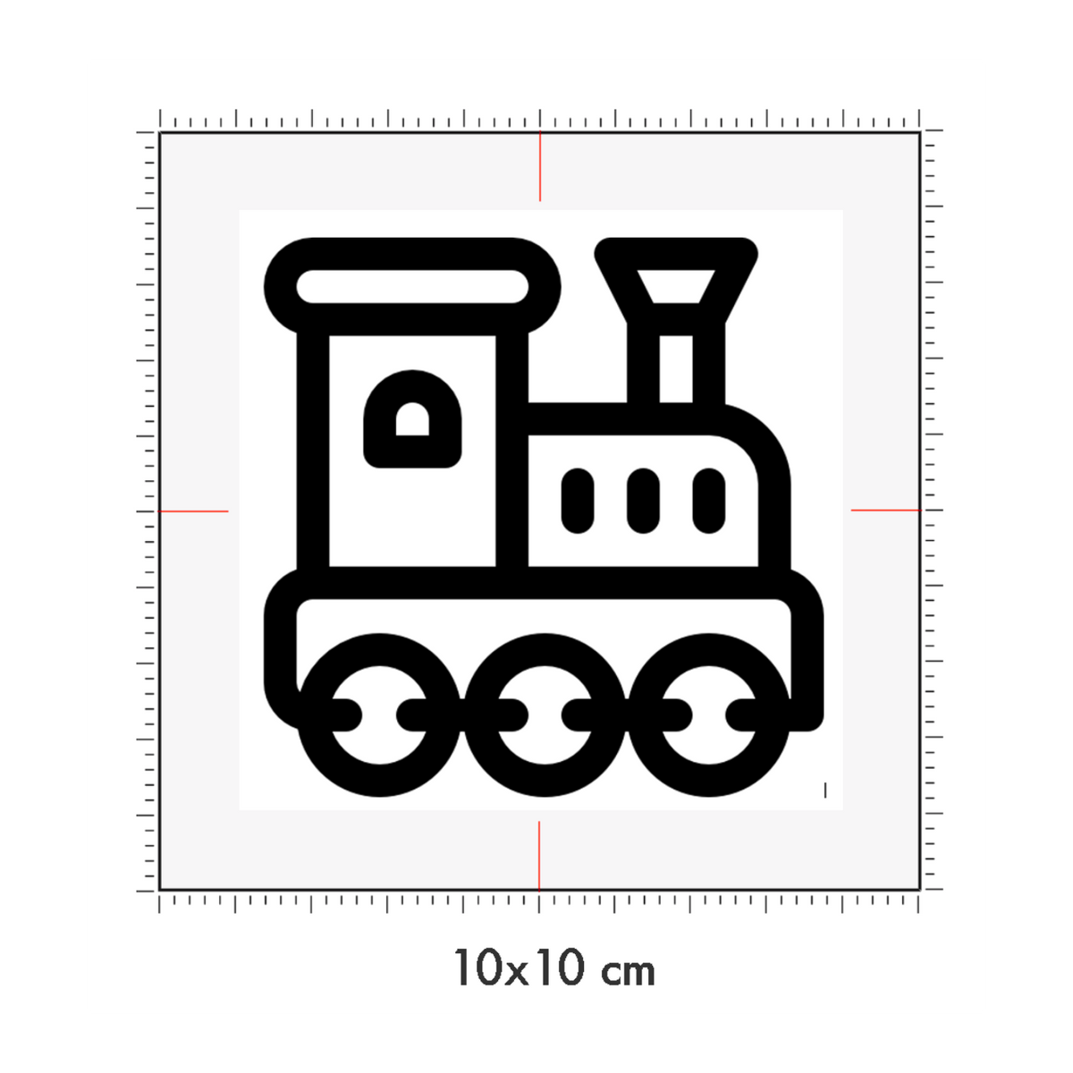 10 x 10 cm