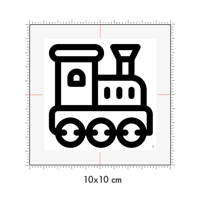 10 x 10 cm