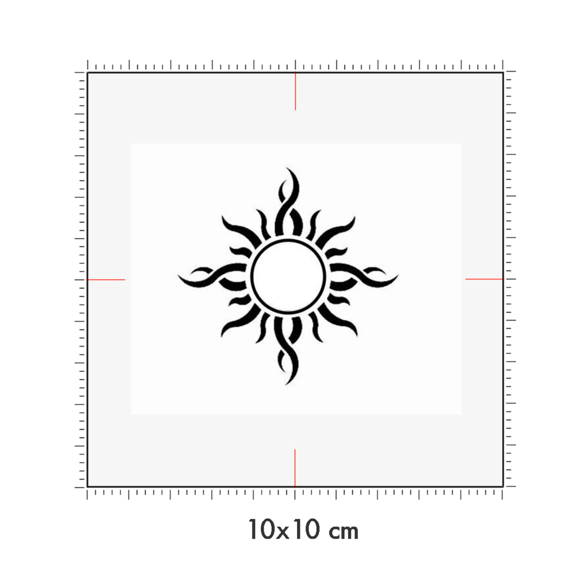 10 x 10 cm