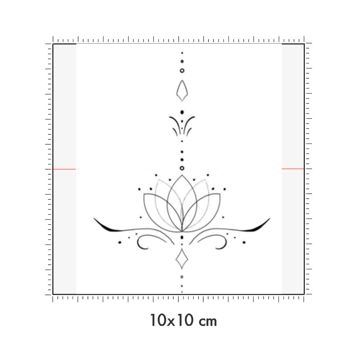 10 x 10 cm
