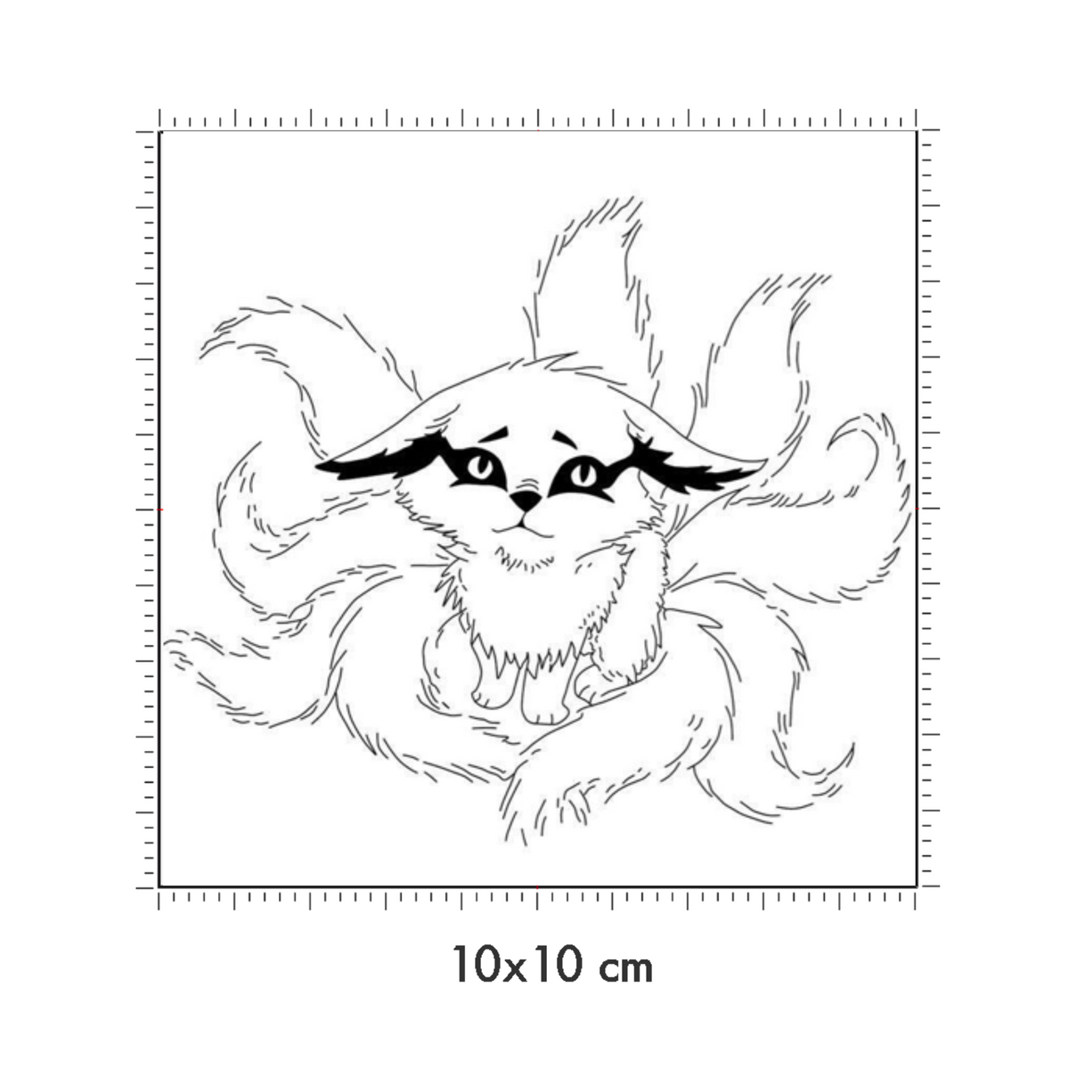 10 x 10 cm