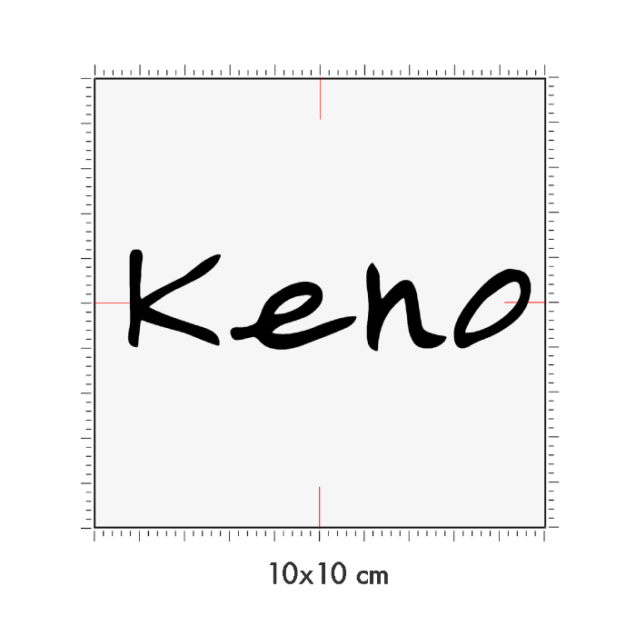 10 x 10 cm