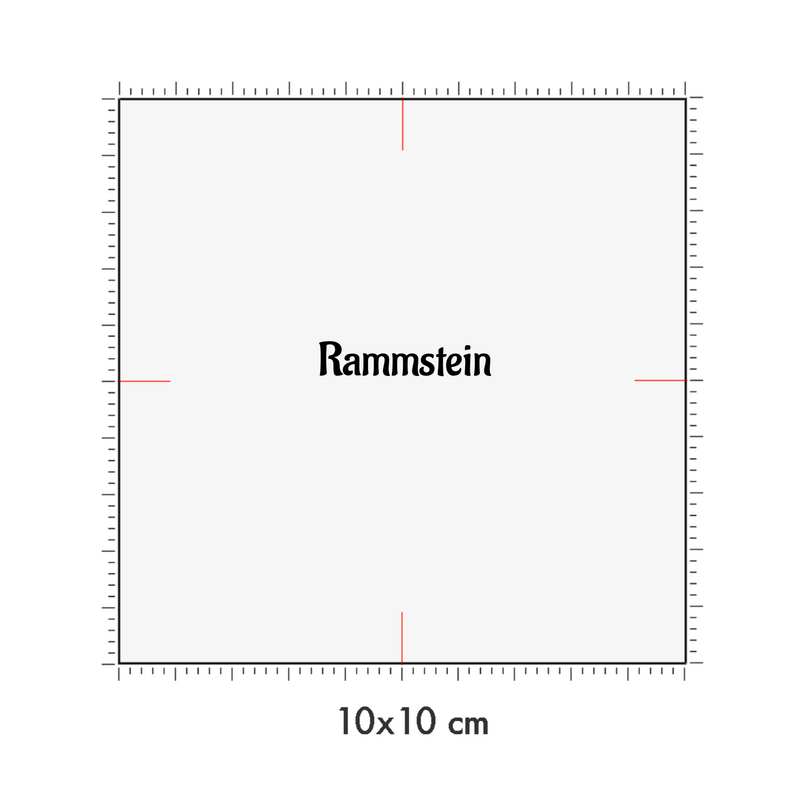 10 x 10 cm