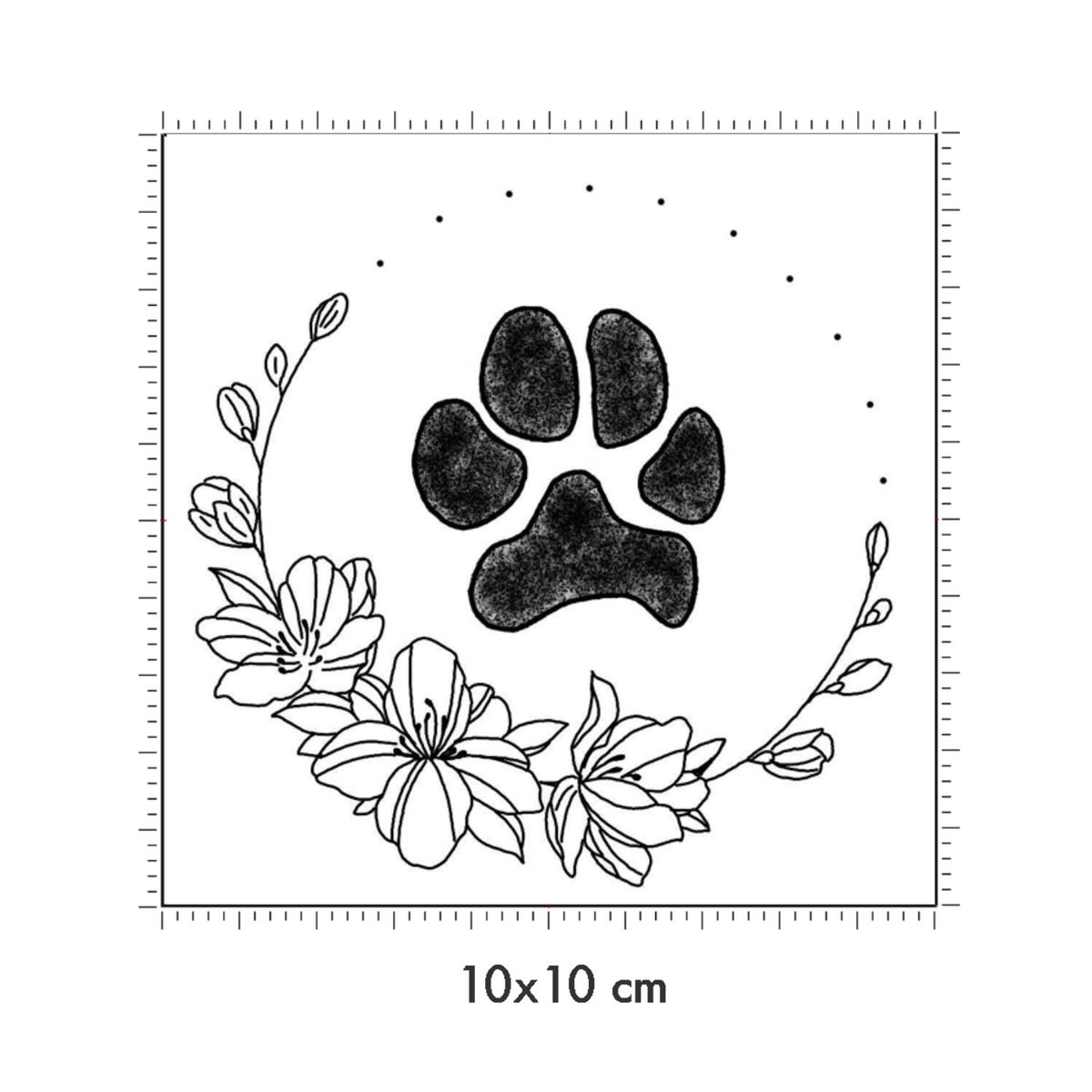 10 x 10 cm