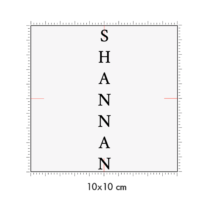 10 x 10 cm