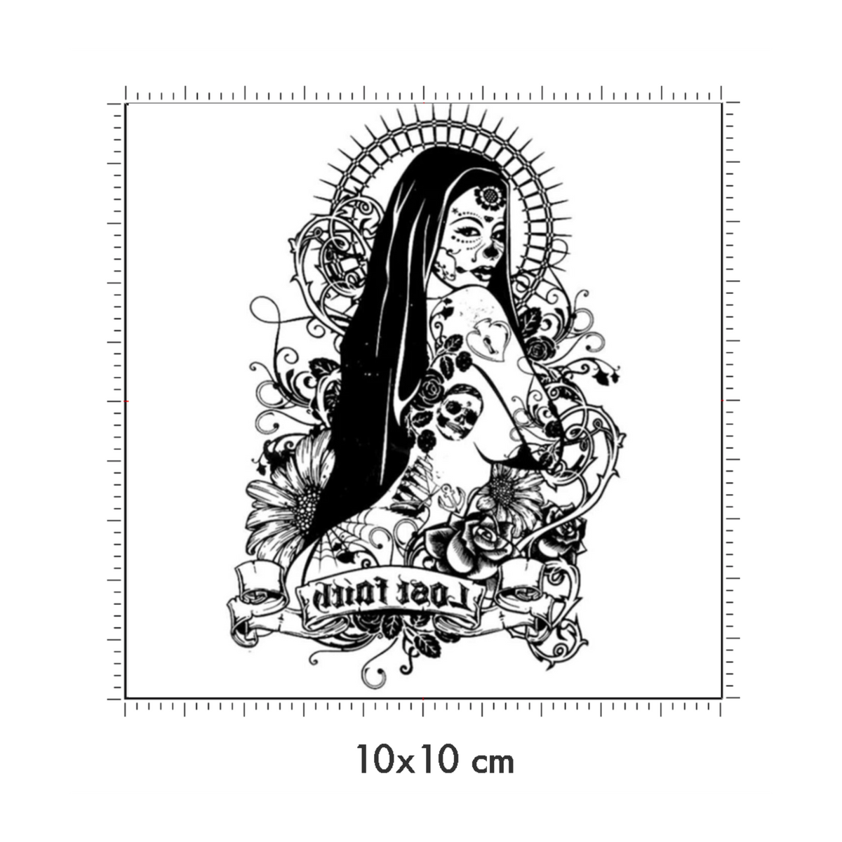 10 x 10 cm