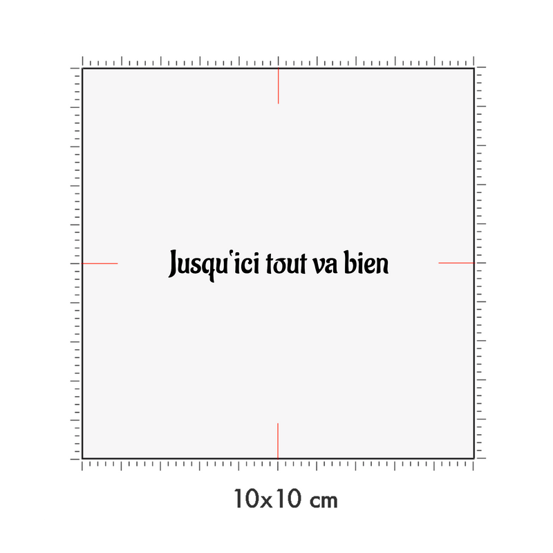 10 x 10 cm