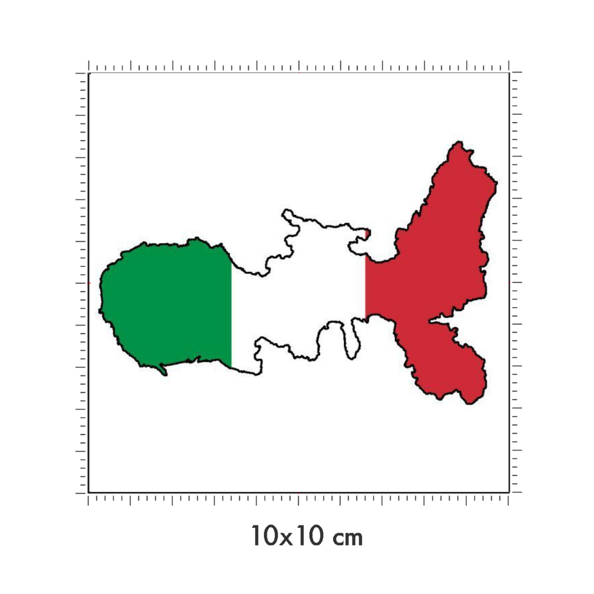 10 x 10 cm
