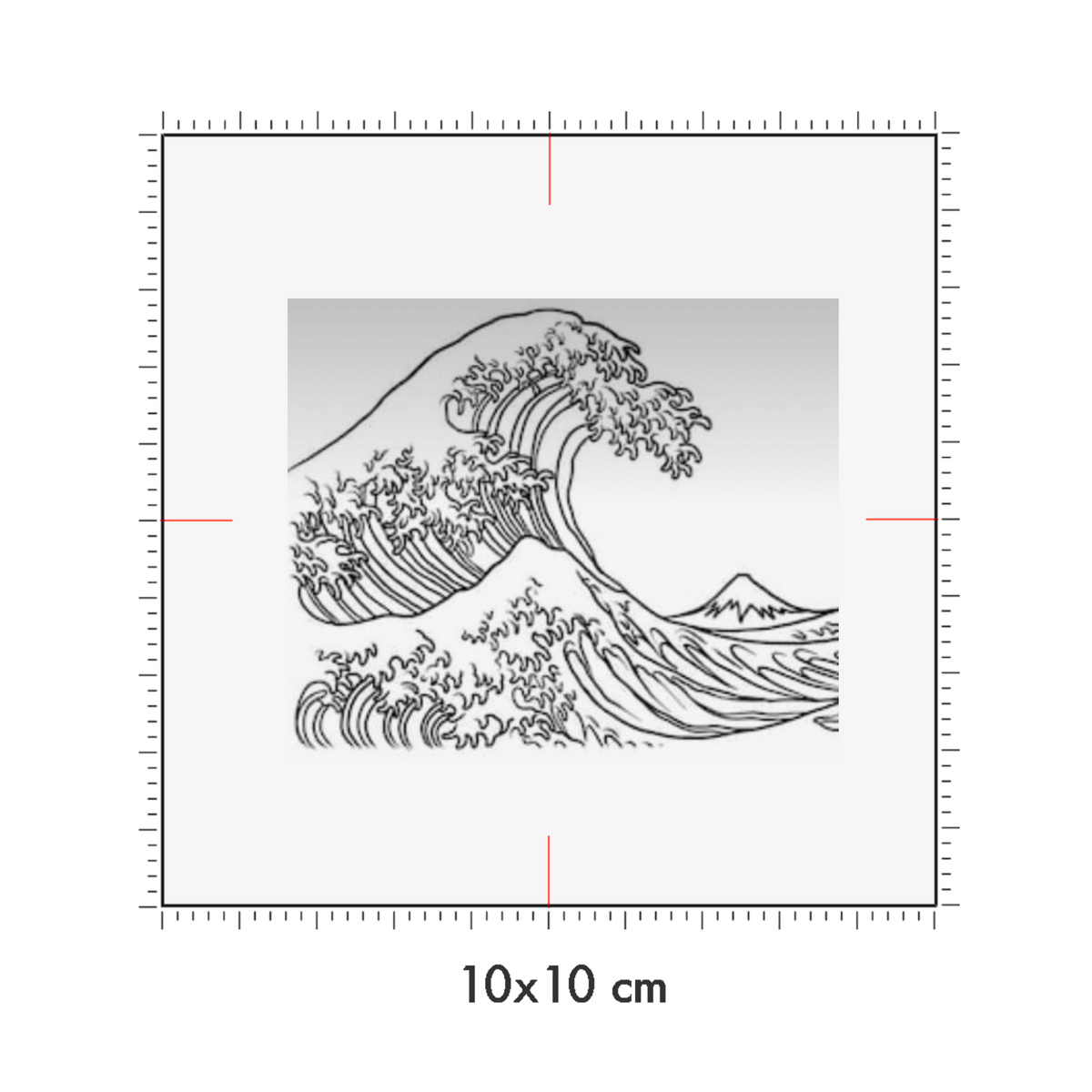 10 x 10 cm