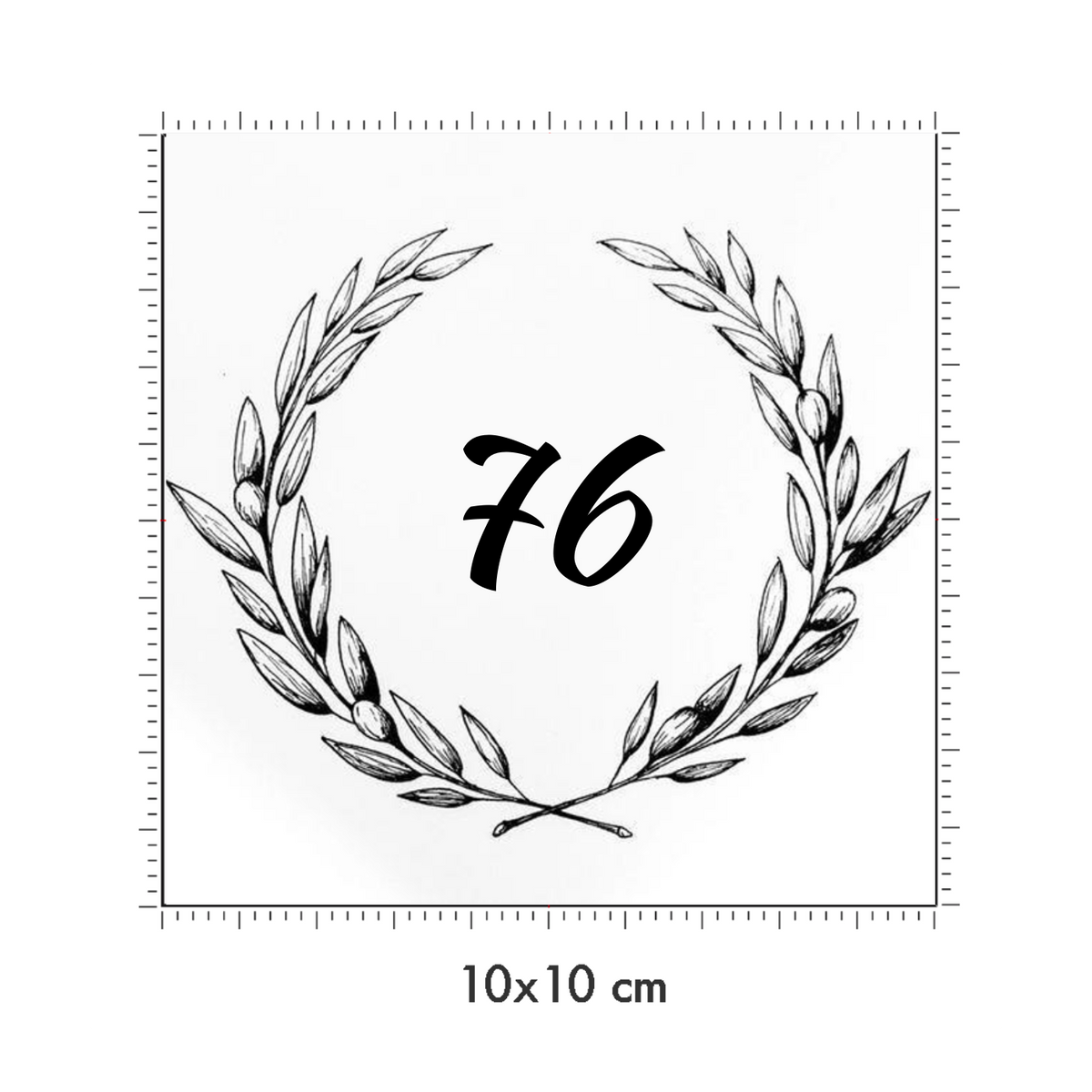 10 x 10 cm