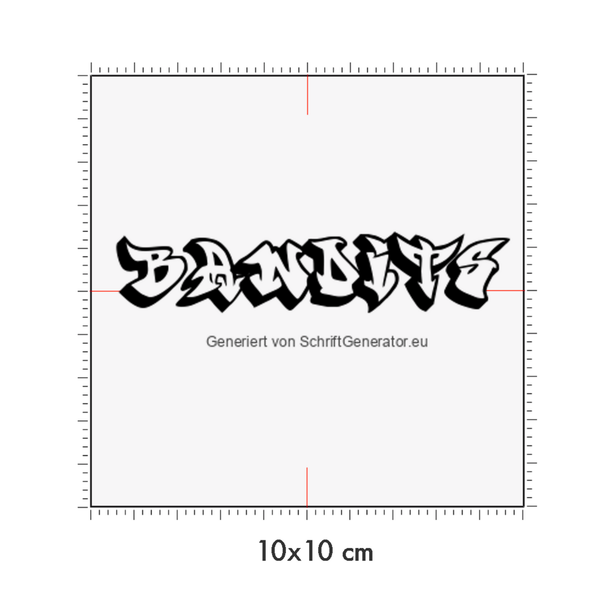 10 x 10 cm