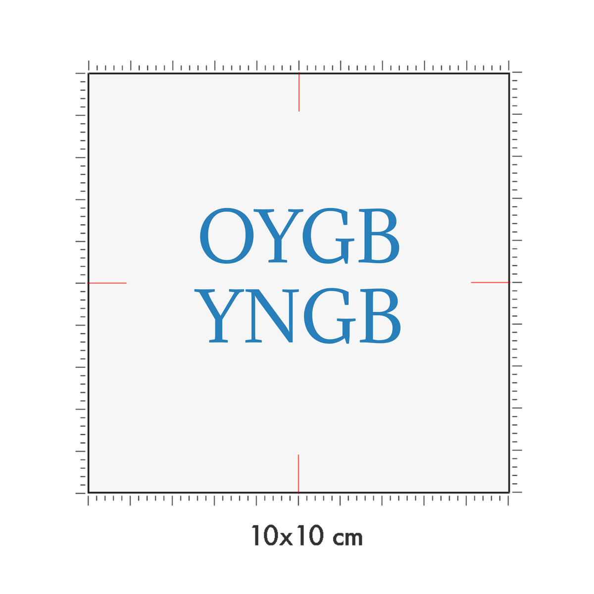 10 x 10 cm