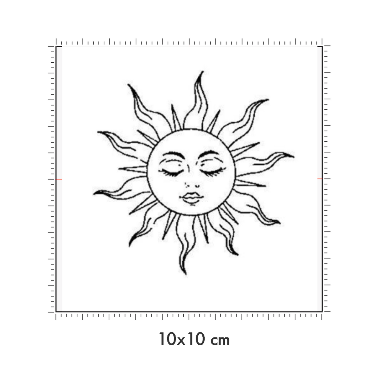 10 x 10 cm