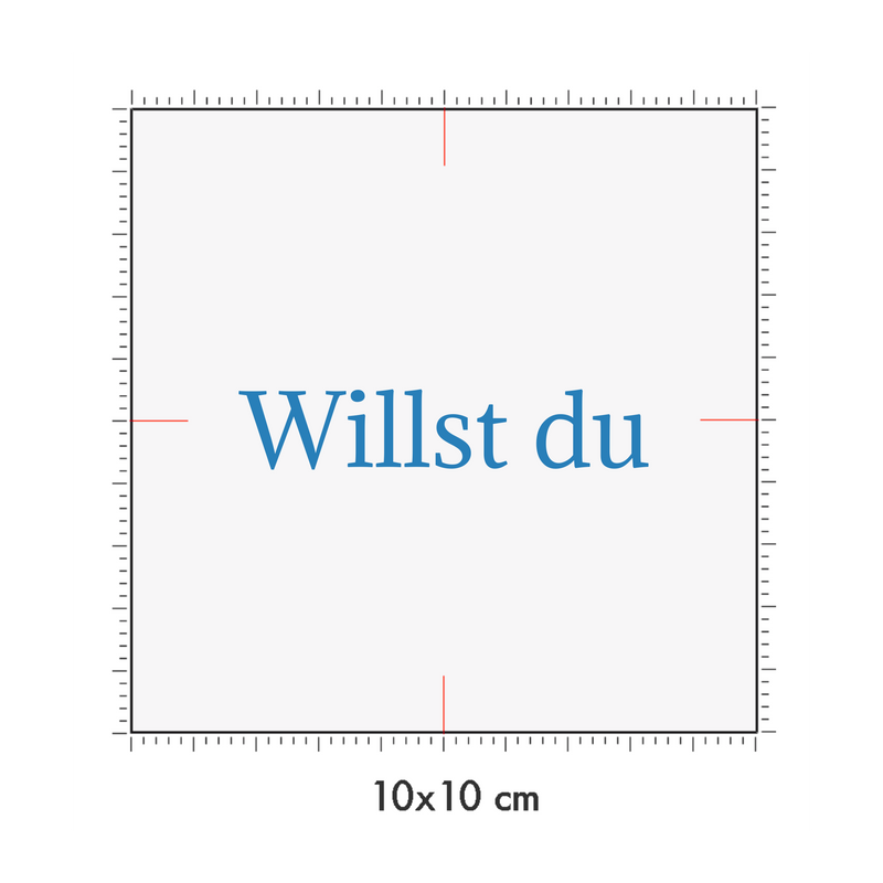 10 x 10 cm