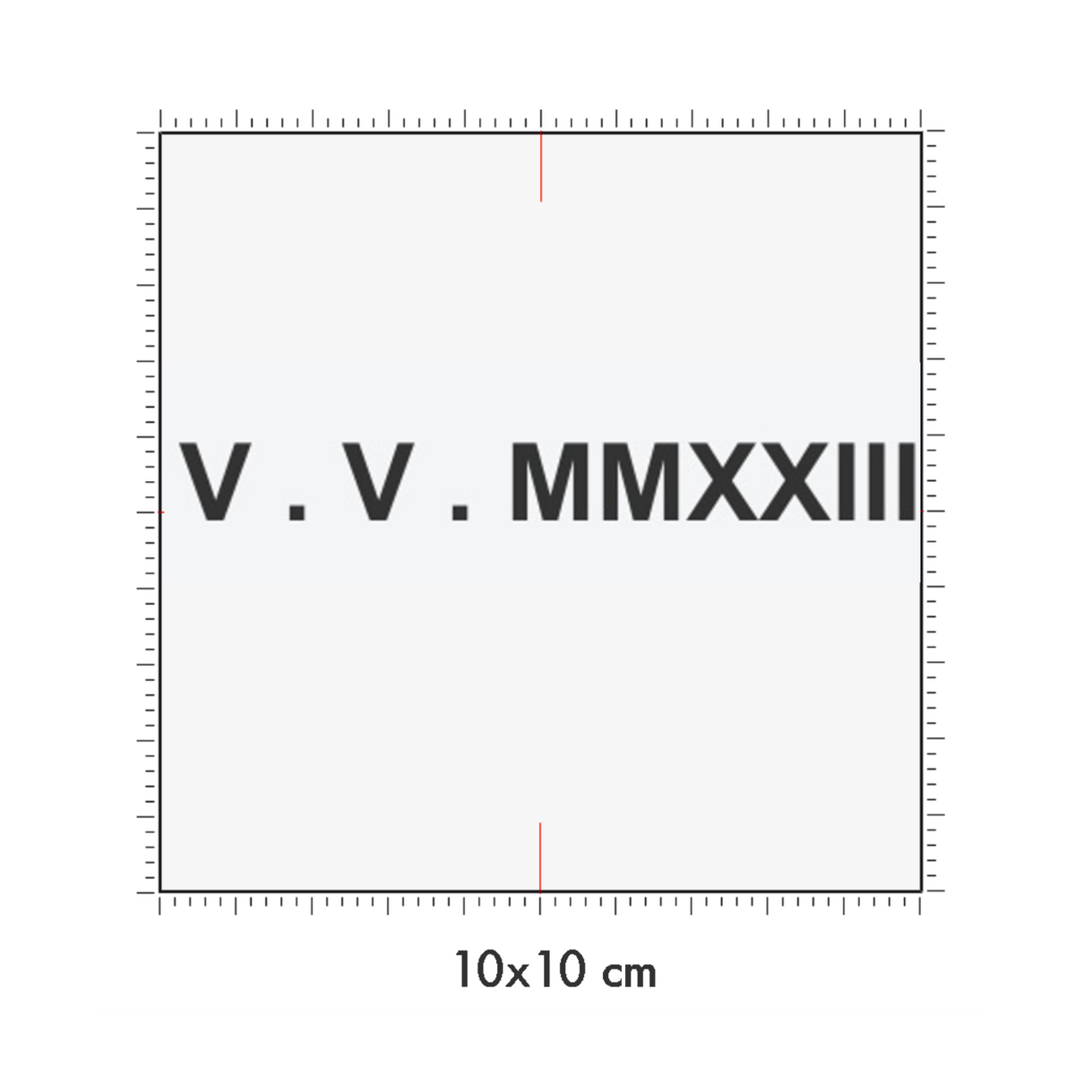 10 x 10 cm