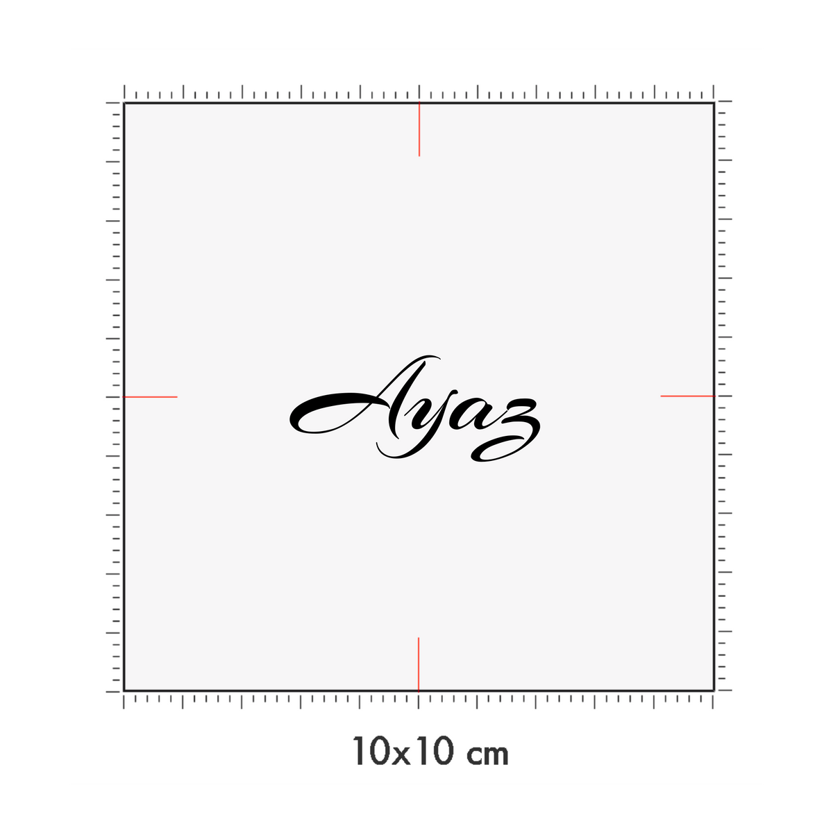 10 x 10 cm