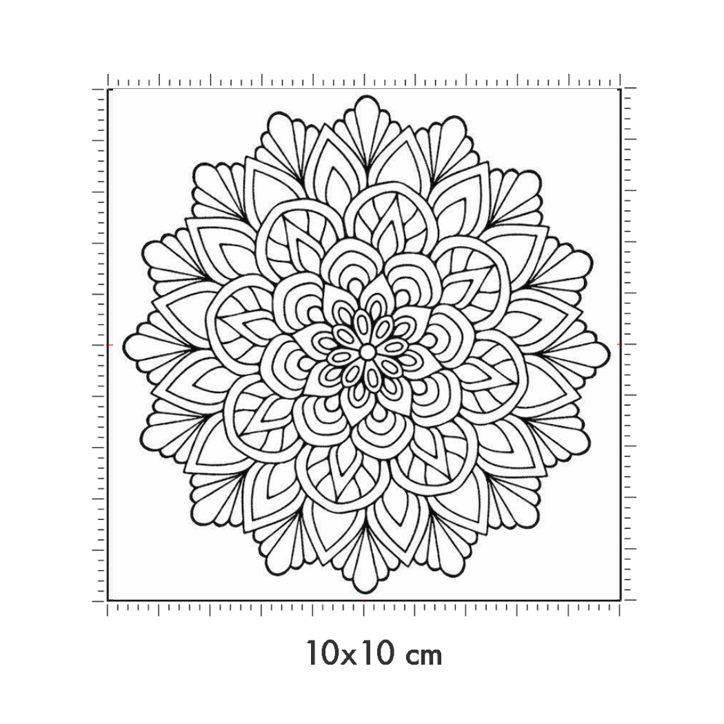 10 x 10 cm