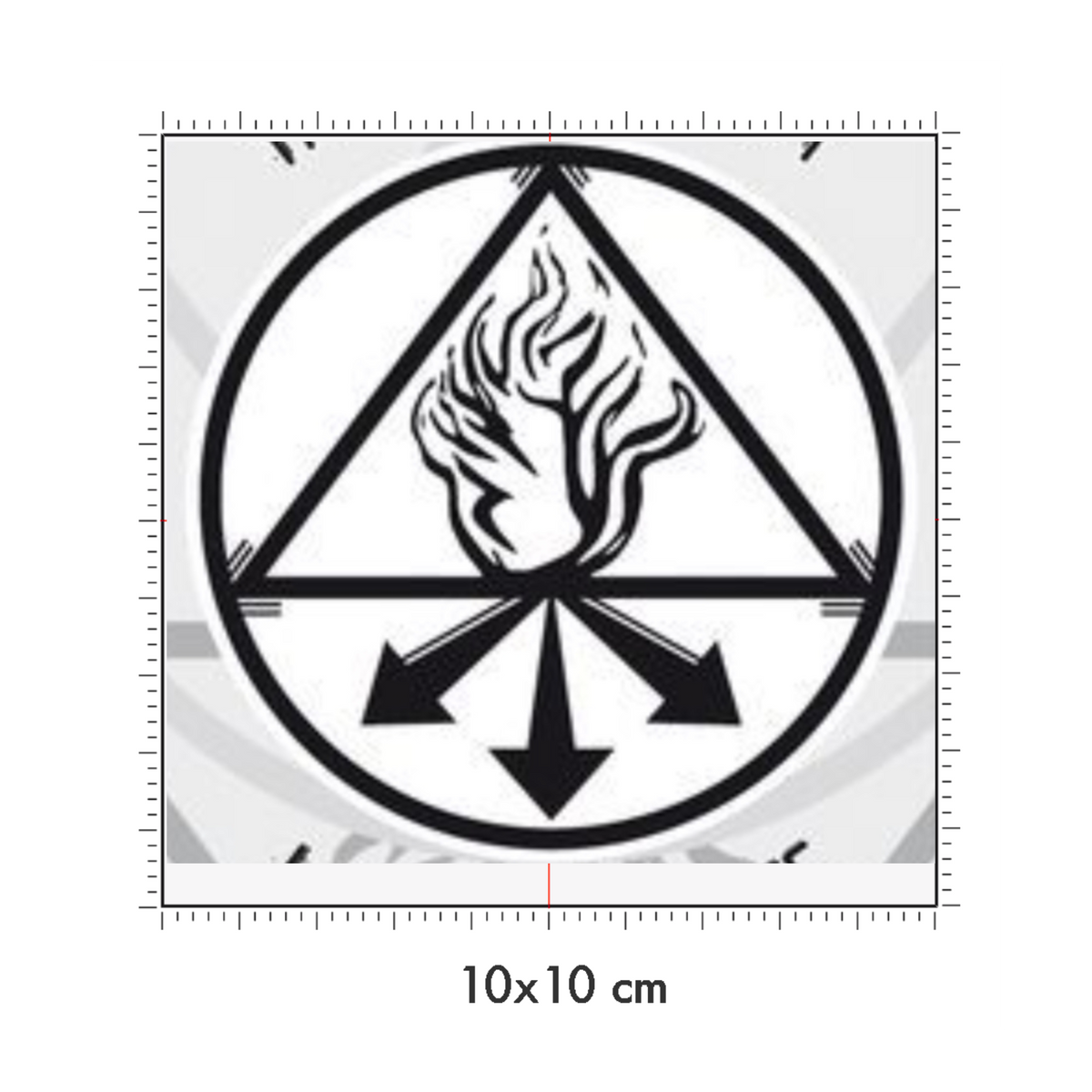10 x 10 cm