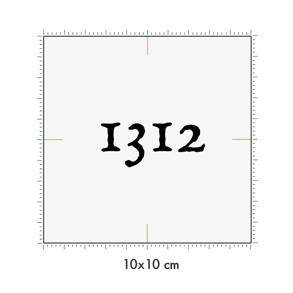 10 x 10 cm