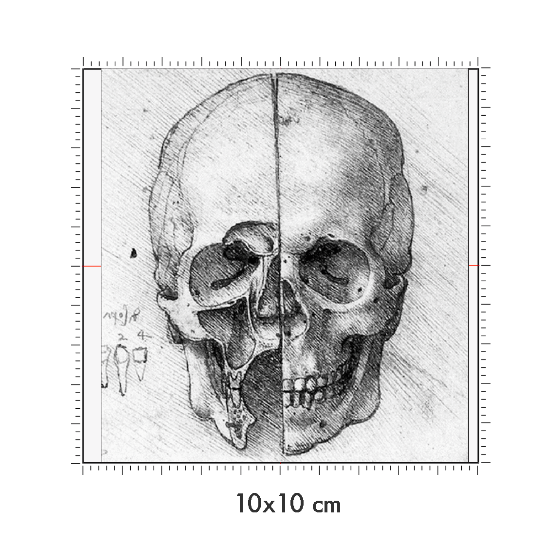 10 x 10 cm
