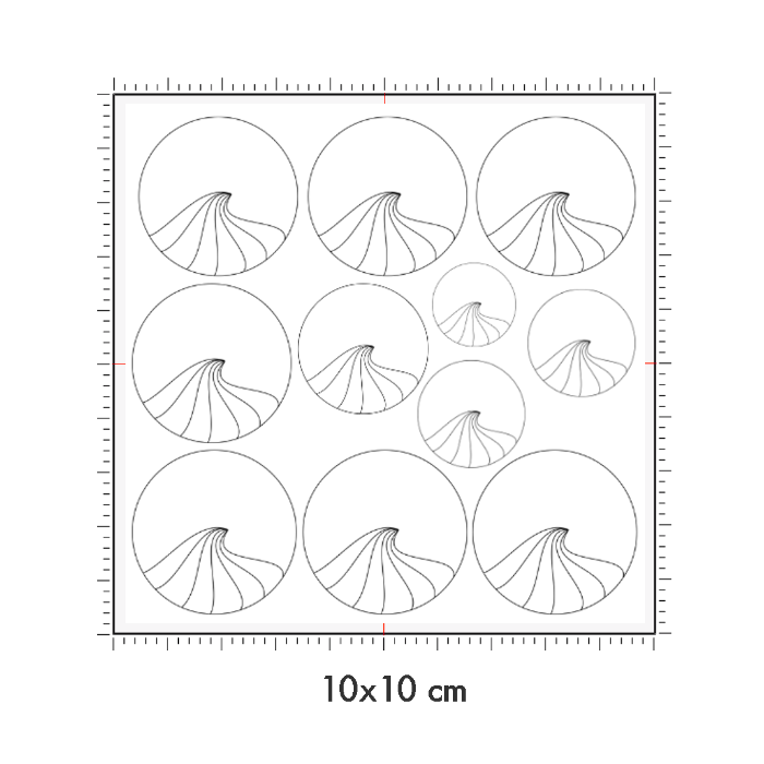 10 x 10 cm