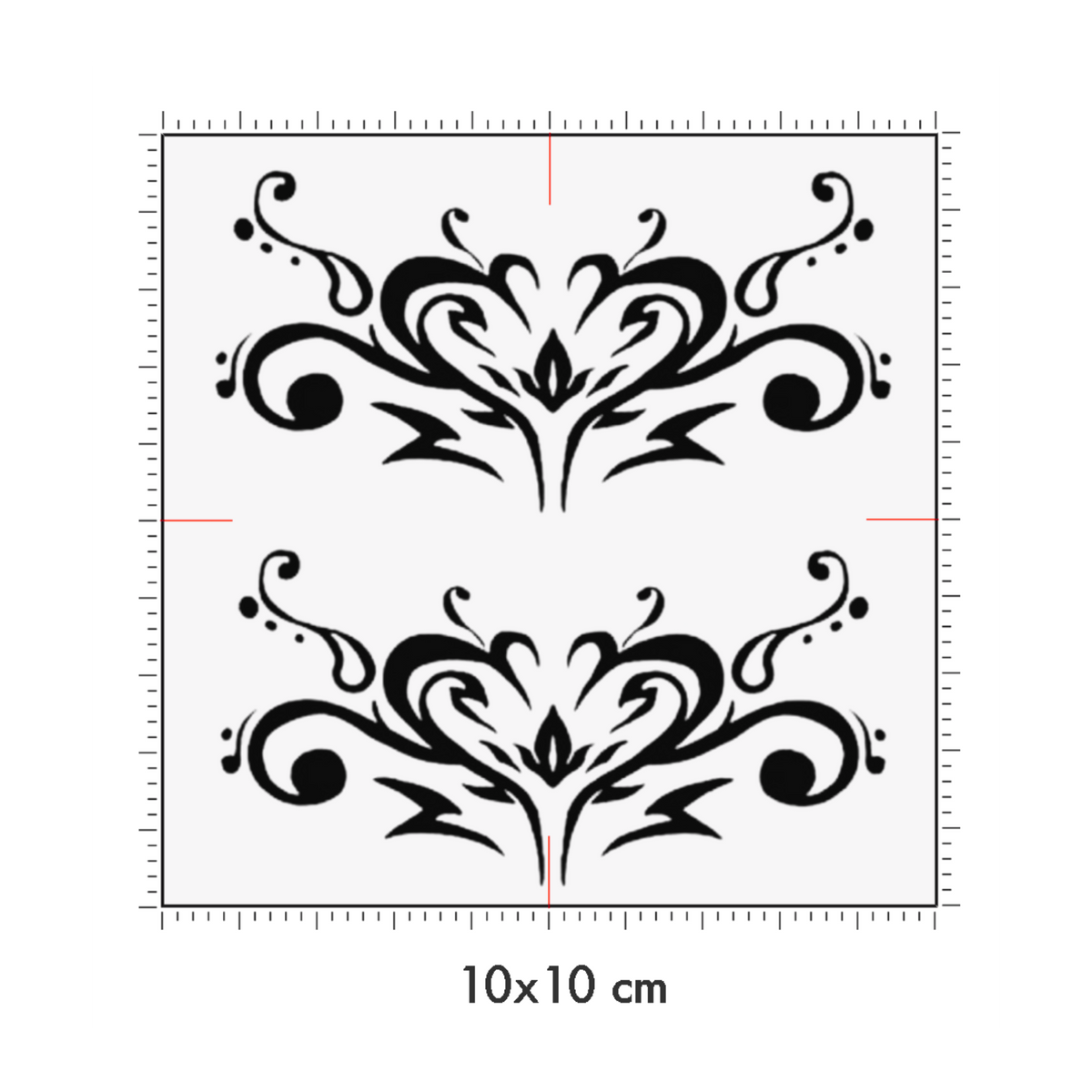 10 x 10 cm