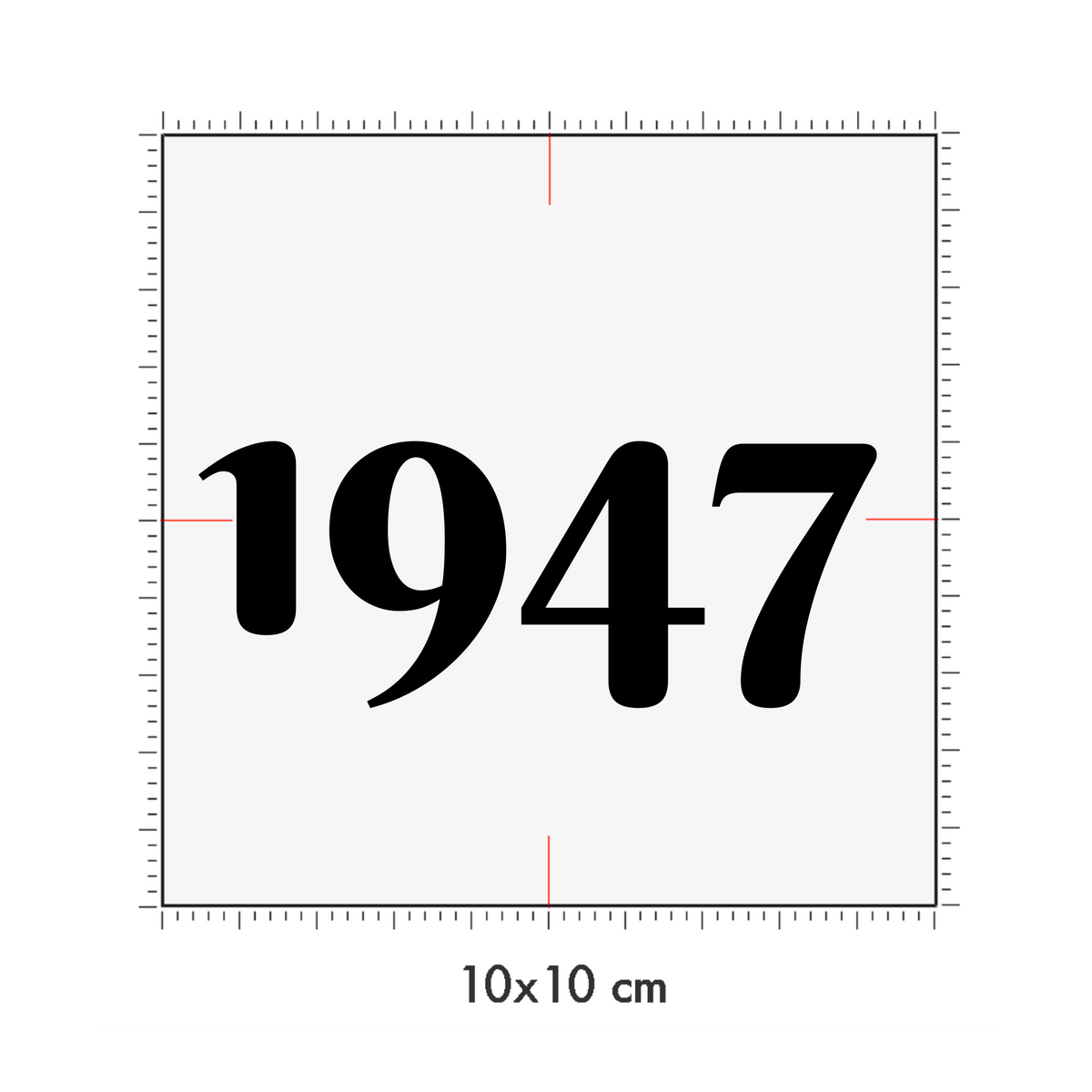 10 x 10 cm