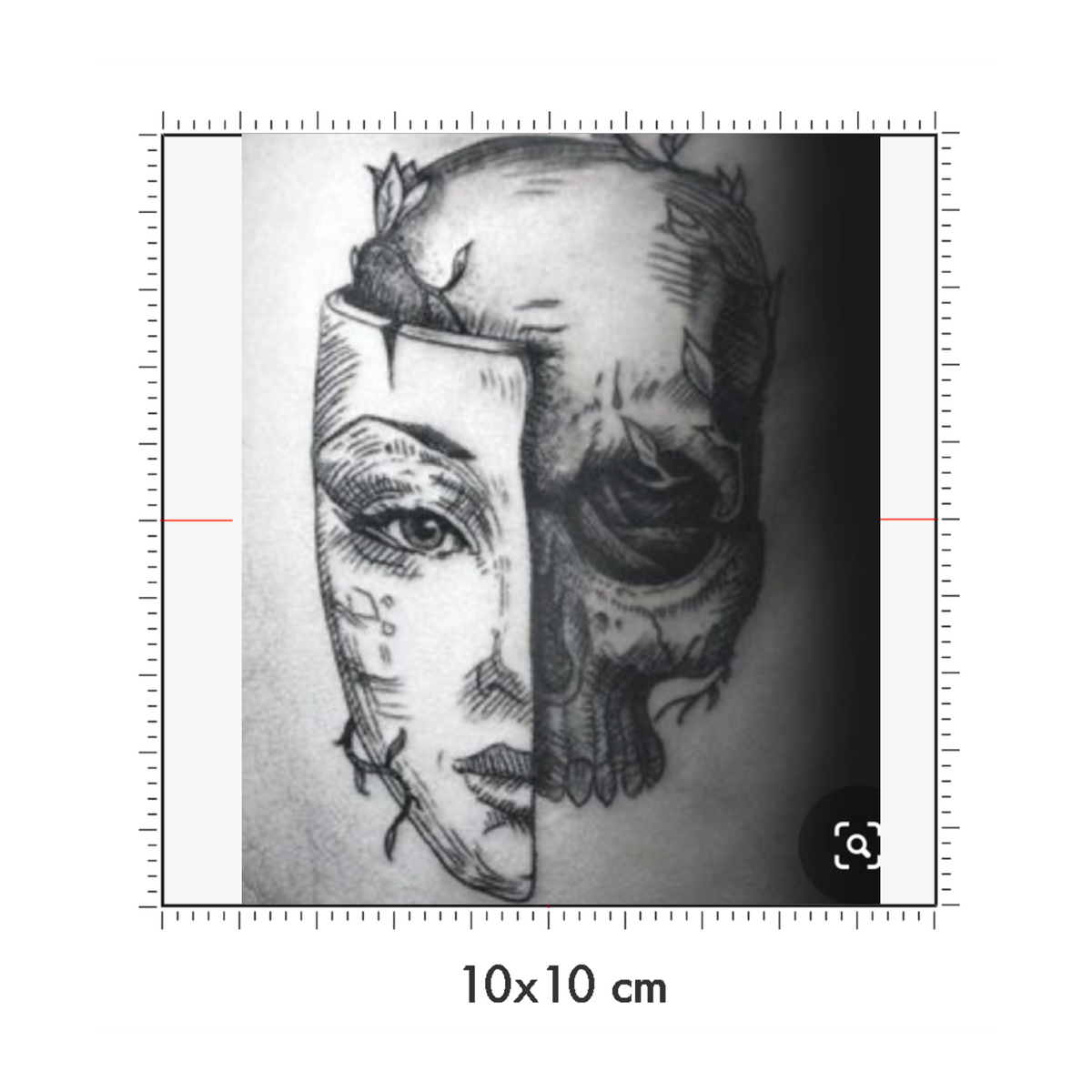 10 x 10 cm